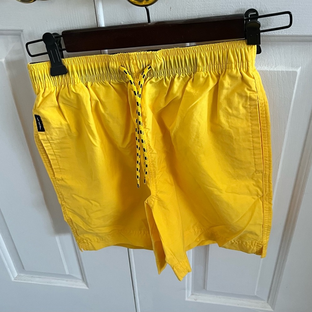 Gap Boys Swim Shorts Size M (7-8) Yellow Excellent Condition